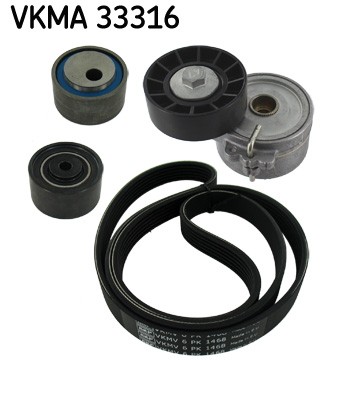 Ribbed belt set - v-ribbed, citroËn